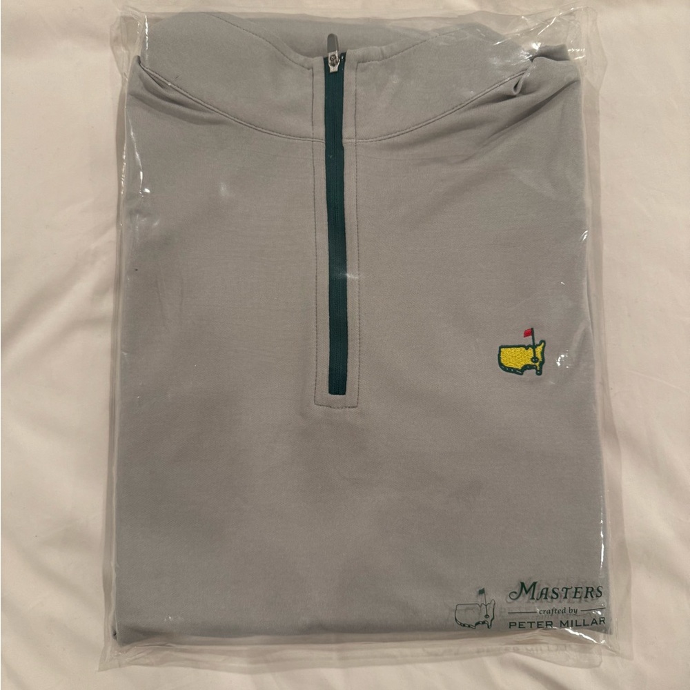 Masters Peter Millar Gray Quarter-Zip - Men’s